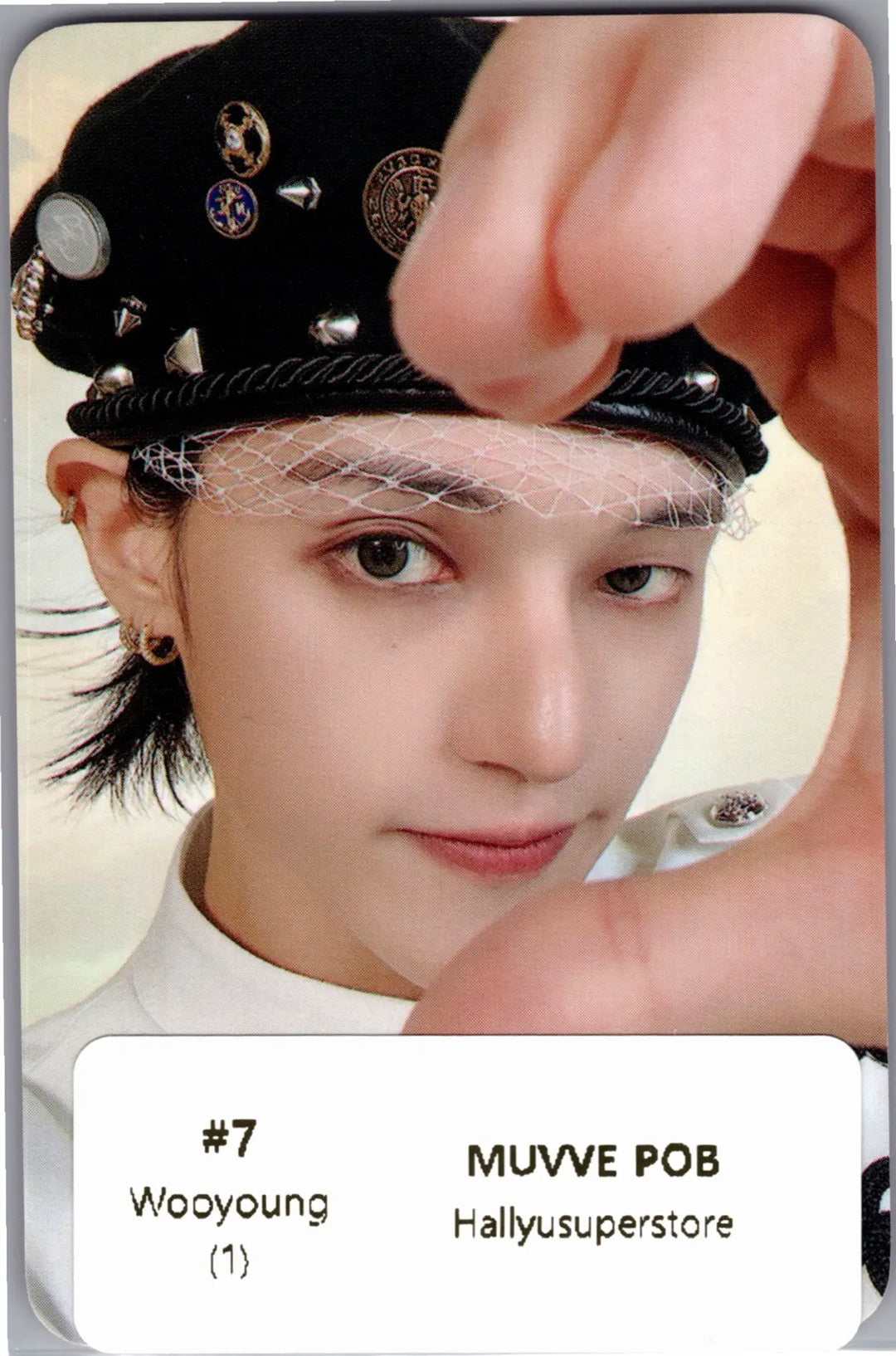 ATEEZ "GOLDEN HOUR : Part.5" - MUVVE Pre-Order Benefit Photocard (Pink LP Ver.) [26.07.21]
