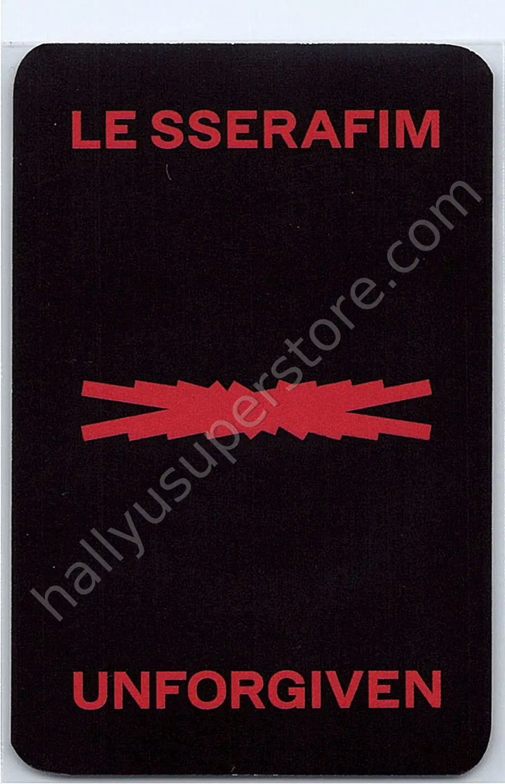 LE SSERAFIM - Sakura - UNFORGIVEN aladin pob (pre-order benefit) polaroid standard version
