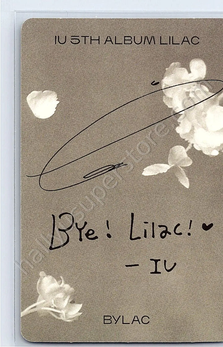 IU - IU - LILAC album photocard bylac version