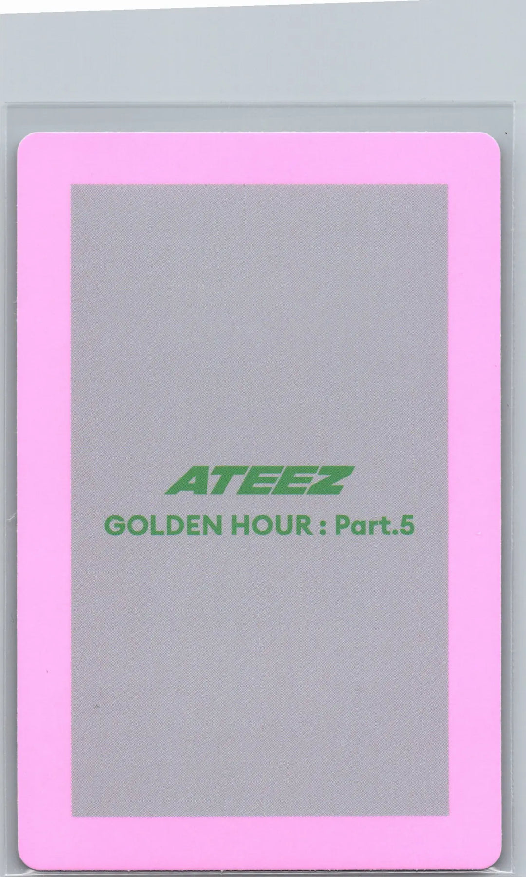 ATEEZ "GOLDEN HOUR : Part.5" - Official Photocard (A ver.) [26.06.26]