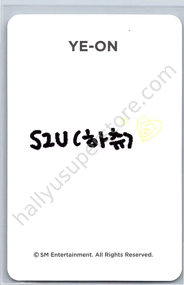 Hearts2Hearts - Ye-on - S2U Official Membership photocard set