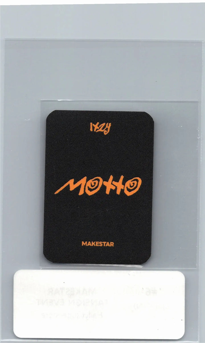 ITZY "Motto"- Makestar Fansign Event Photocard, Mini Photocard R2 (POCAALBUM Ver.) [26.07.14]
