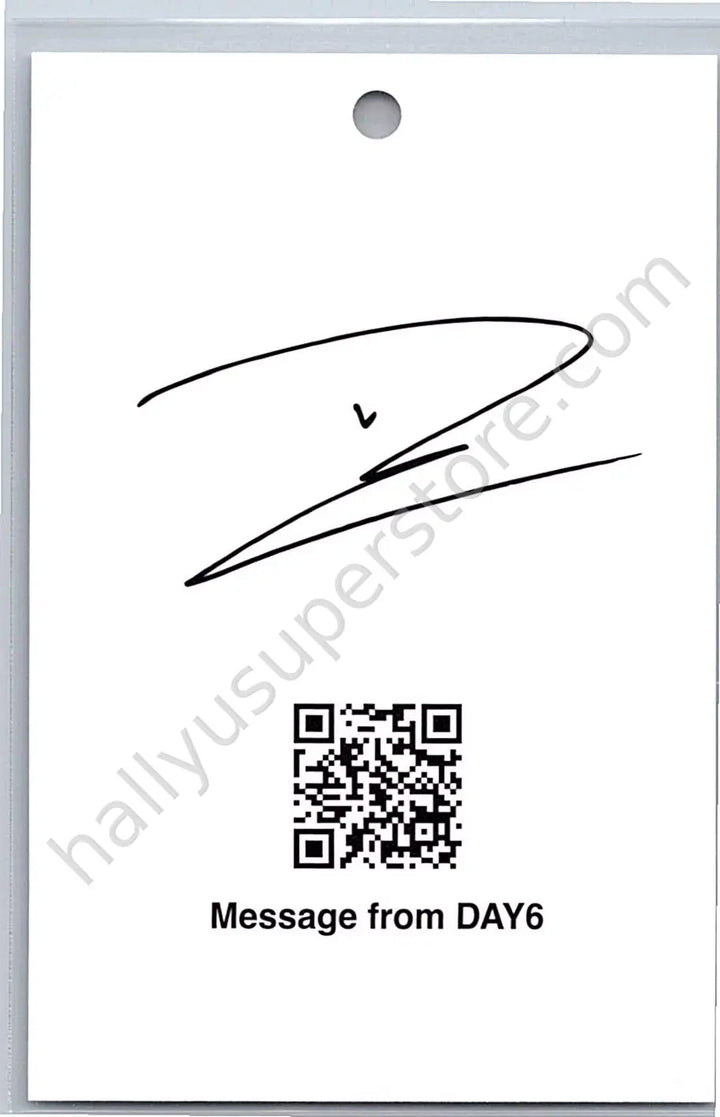 DAY6  - Dowoon - Fourever album inclusion FPO paper tag standard version