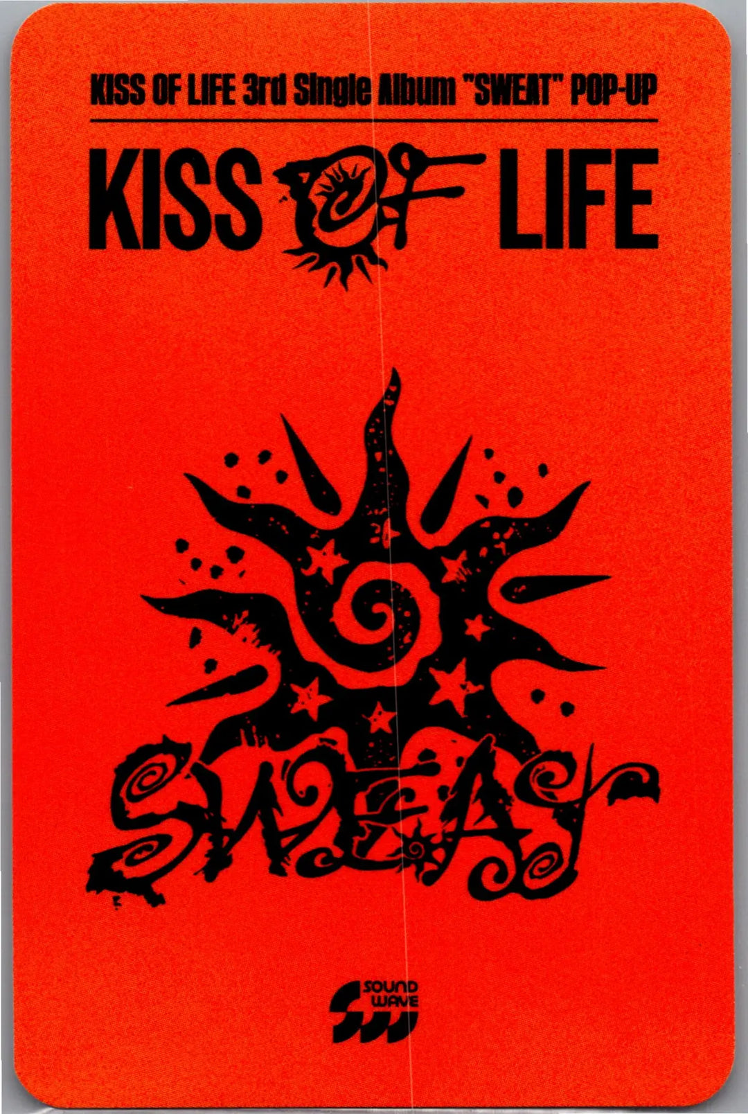 KISS OF LIFE "SWEAT" - Soundwave POP-UP Store Lucky Draw Event Photocard [26.08.05]