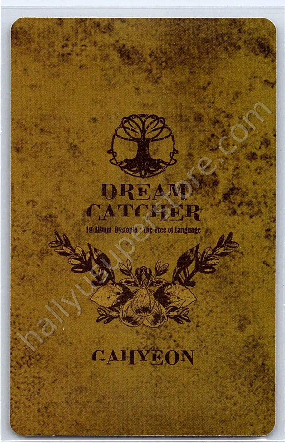 Dreamcatcher - Gahyun - Dystopia: The Tree of Language album photocard E version i version korean album L version V version