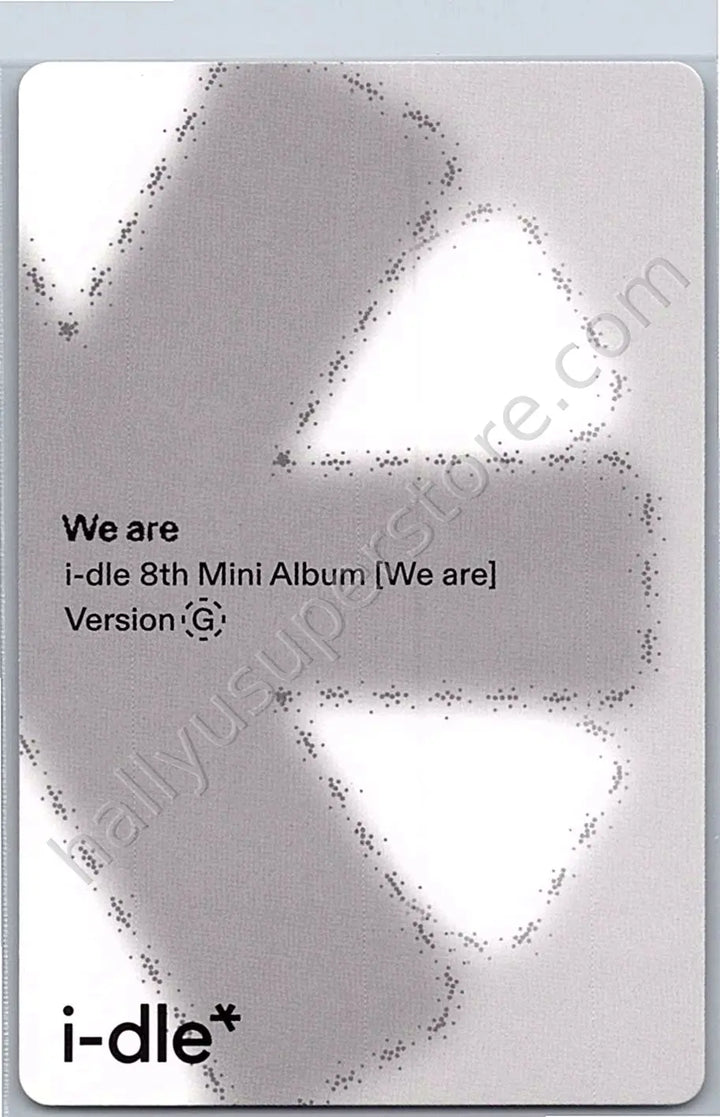 i-dle - Yuqi - We are album photocard G version standard version