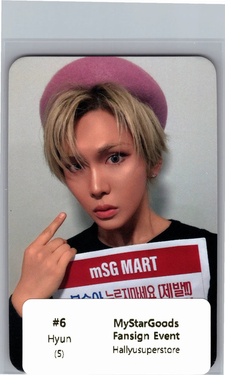 XLOV "I,God"- MyStarGoods Fansign Event Photocard R4 [26.07.07]