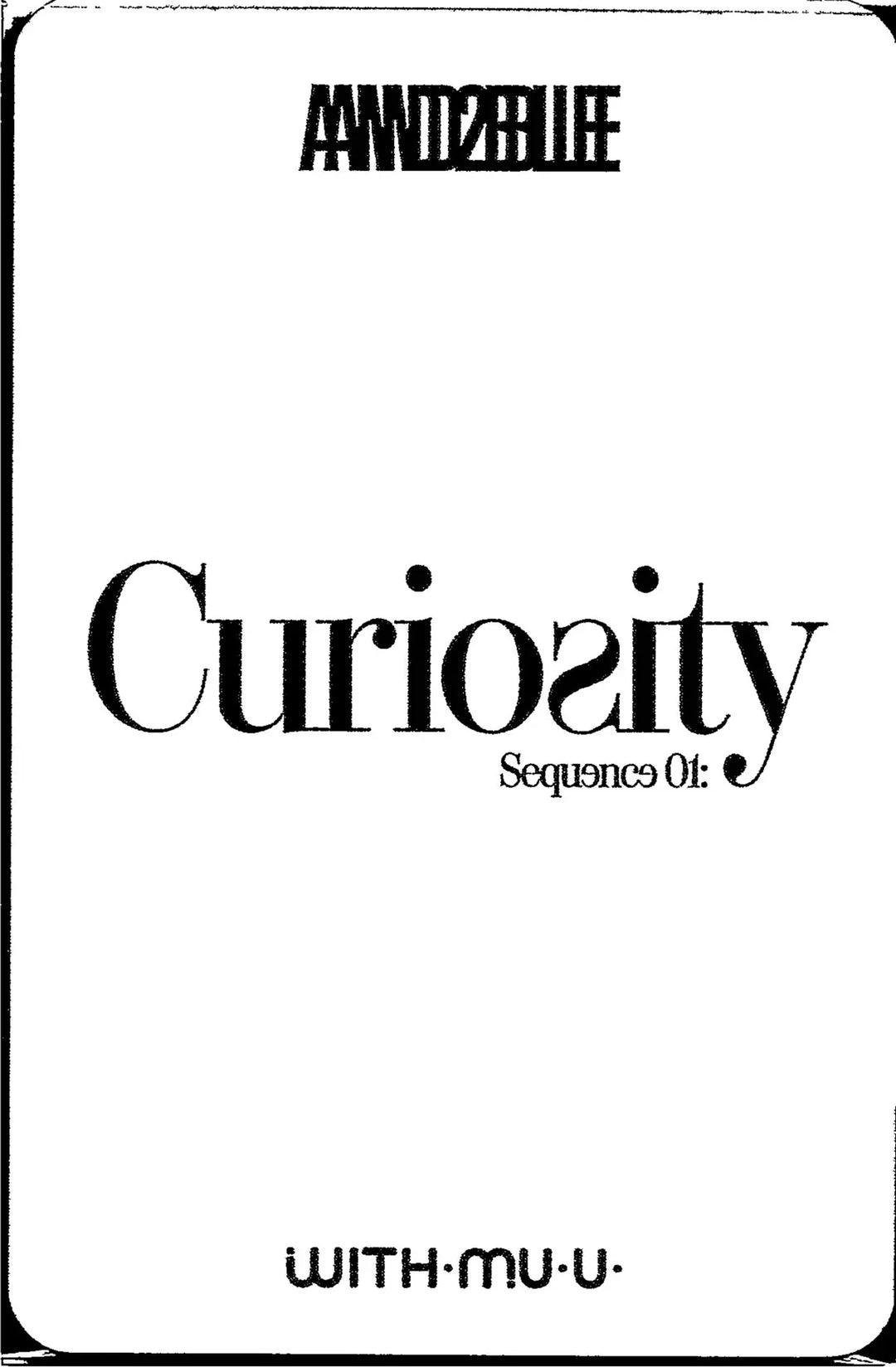 AND2BLE "Sequence 01: Curiosity" - Withmuu Lucky Draw Event Photocard, Polaroid type Photocard [26.08.03]