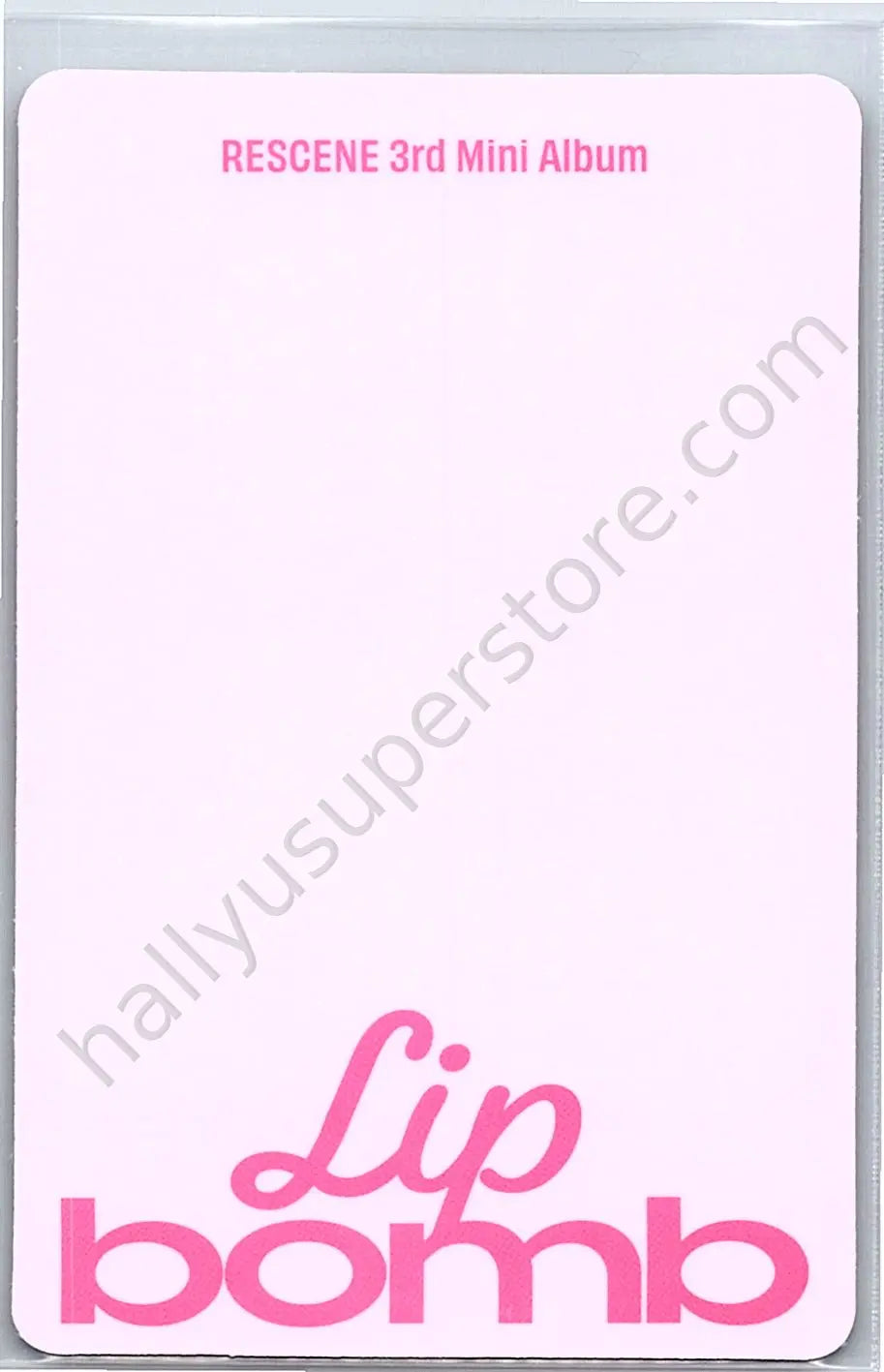 RESCENE - May - lip bomb album photocard qr version tint version