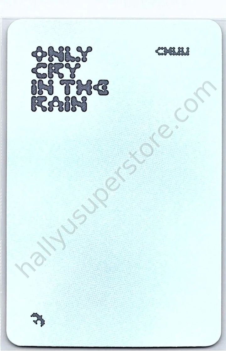 Chuu - Chuu - Only cry in the rain album photocard tiny blue version
