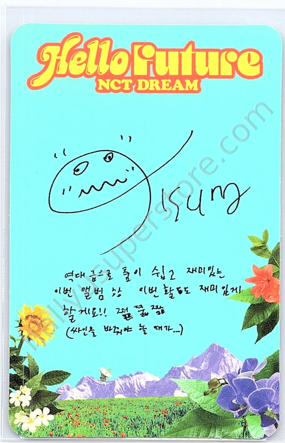 NCT DREAM - Jisung - Hello Future album photocard future version