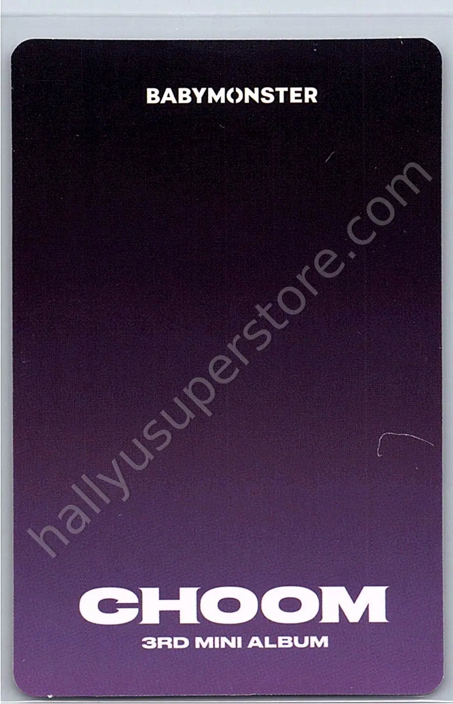BABYMONSTER - Rora - CHOOM album photocard prism version