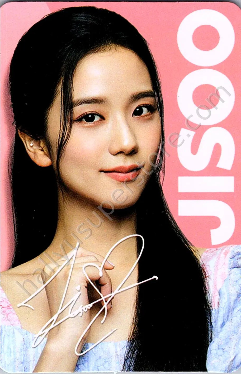 BLACKPINK - Jisoo - BLACKPINK - Jisoo - Blackpink x Oreo Other random photocard mini photocard