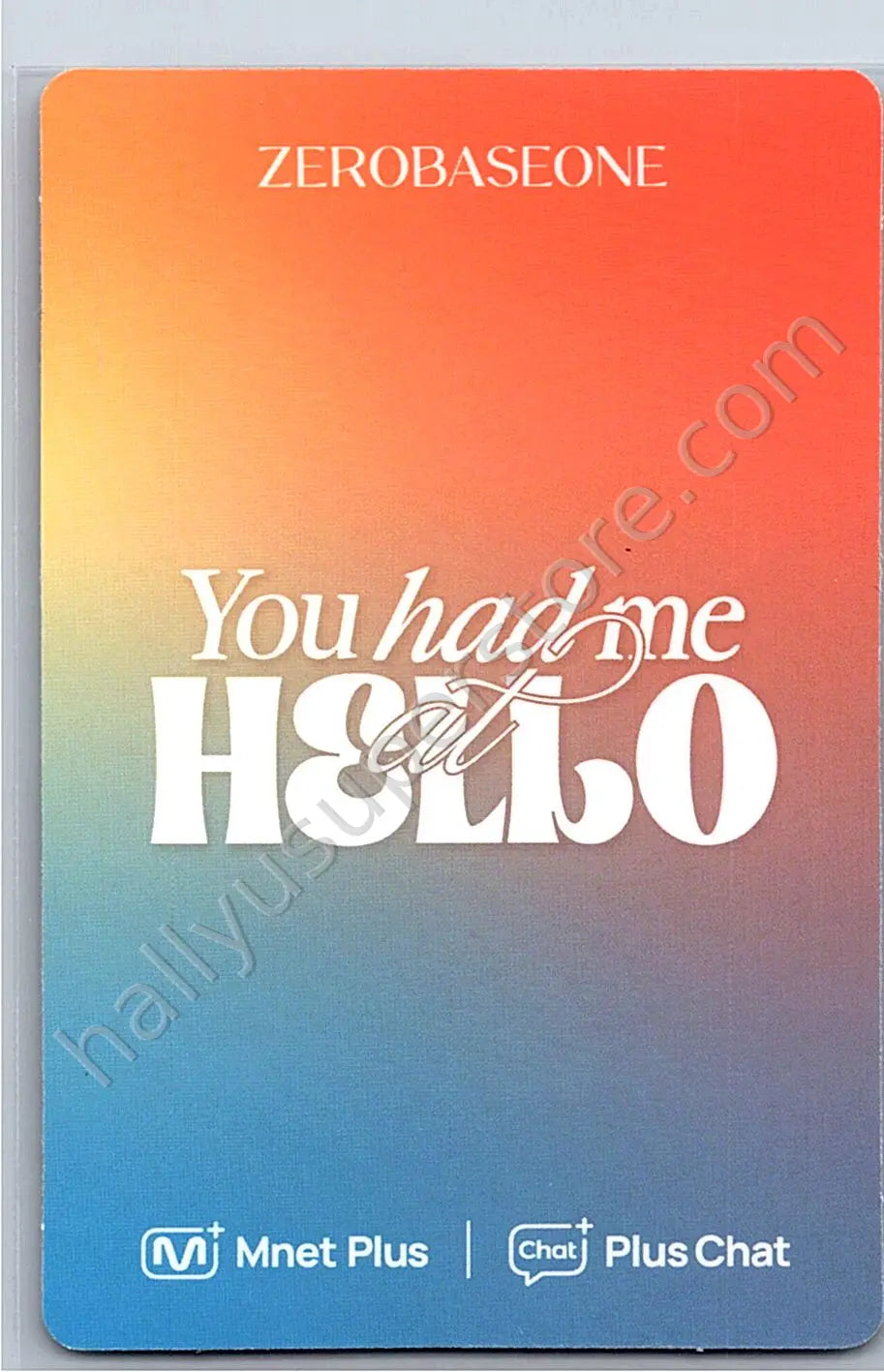 ZEROBASEONE - Hanbin - YOU HAD ME AT HELLO