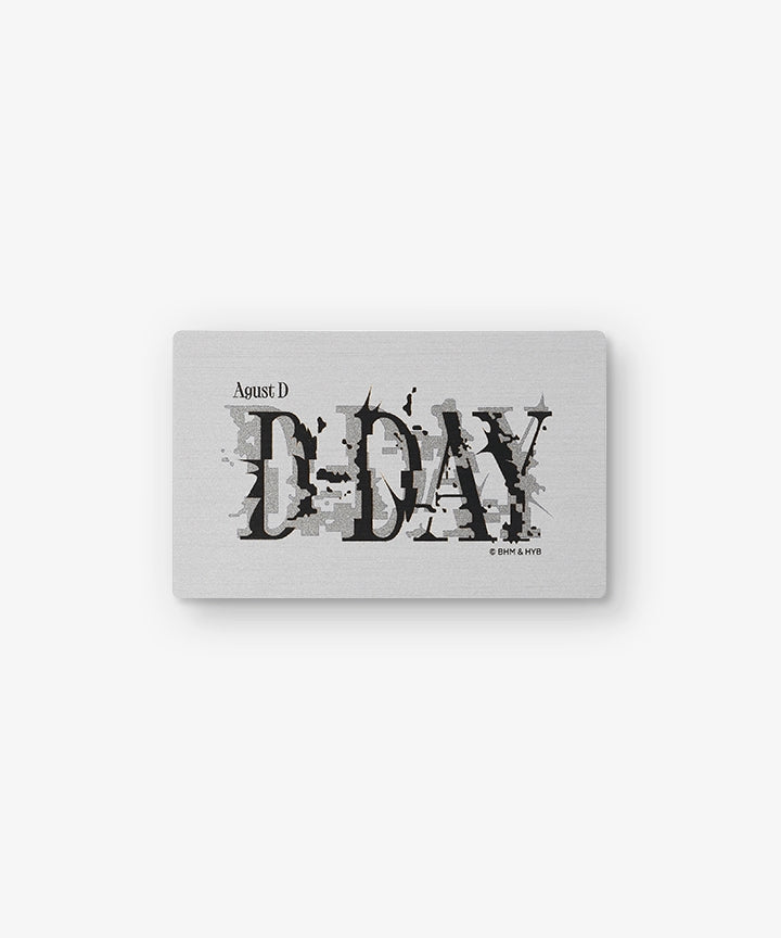 [In Stock MD] Agust D - Official MD (Metallic Photo Card, Card Holder) - HALLYUSUPERSTORE