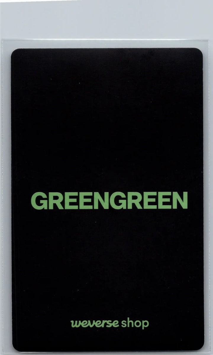 CORTIS "GreenGreen" - Weverse Shop YouTube Gift Event Photocard (Blue Lips MV) [26.07.02]