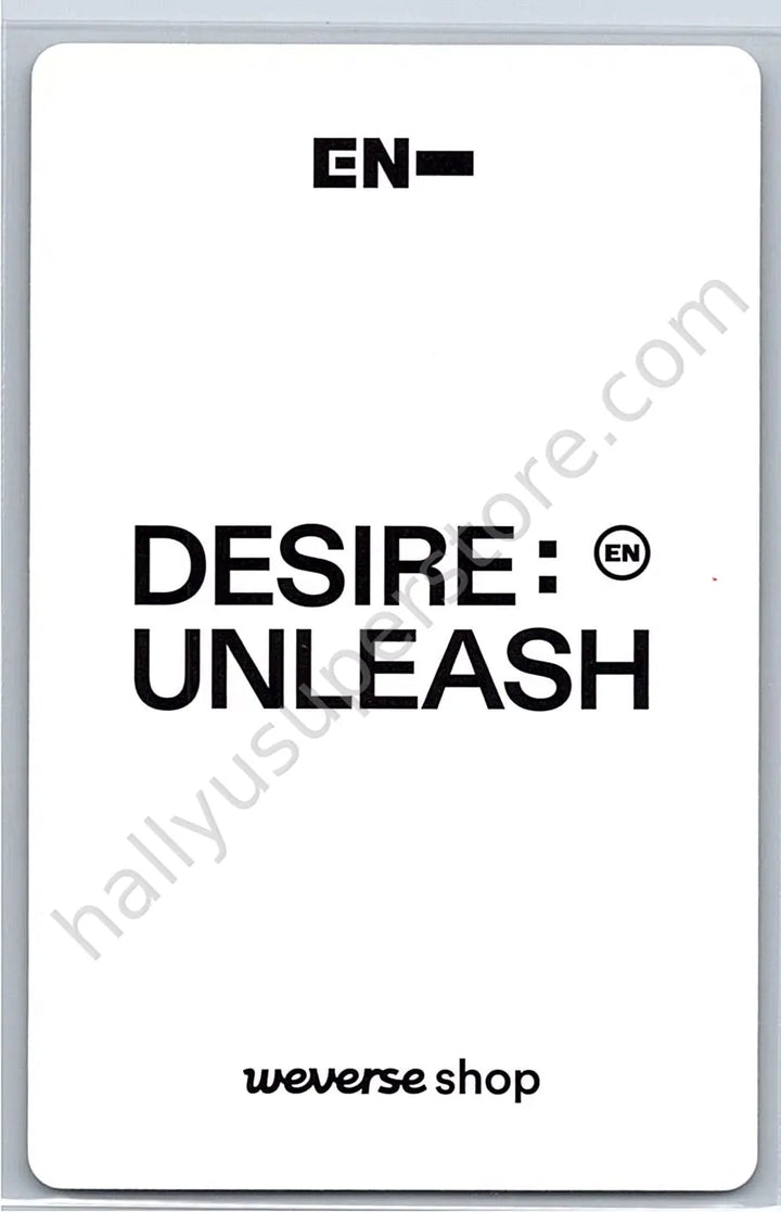 ENHYPEN - Sunoo - DESIRE: UNLEASH engene version pob (pre-order benefit) weverse global shop (wvg)