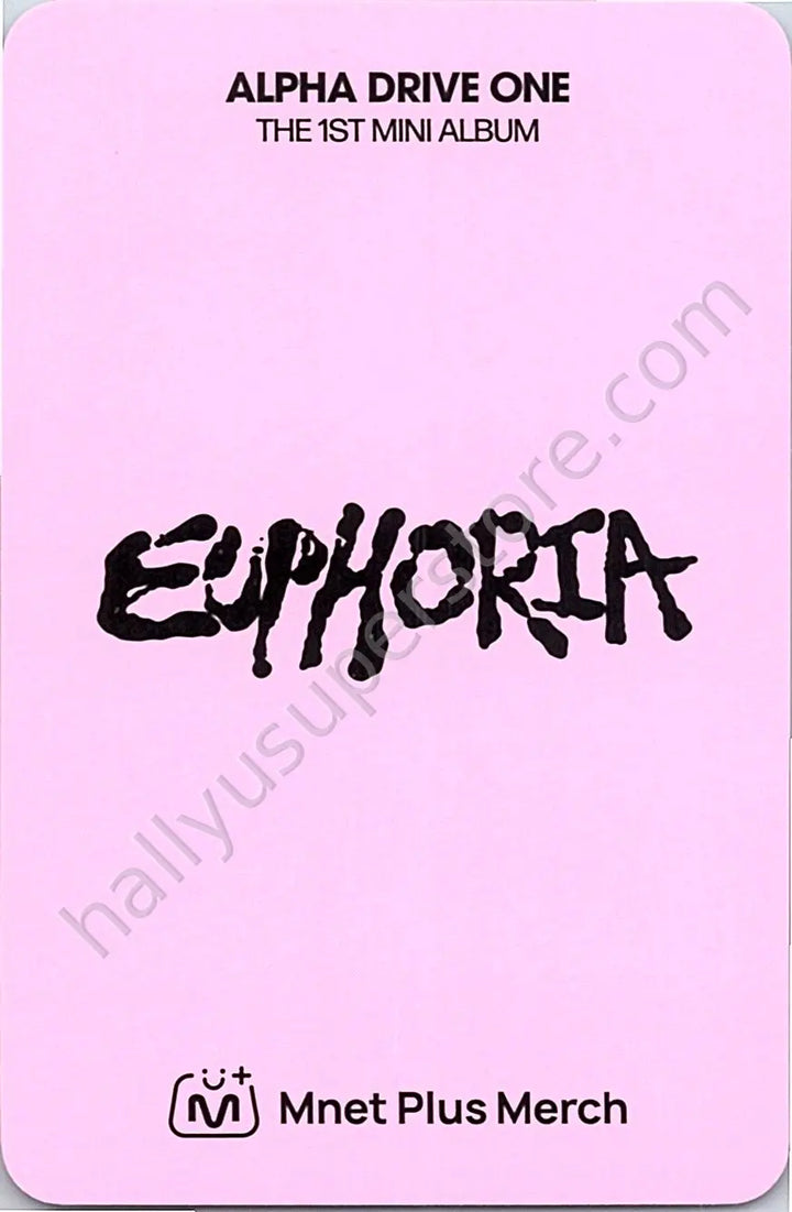 ALPHA DRIVE ONE - Geonwoo - EUPHORIA fansign mwave/mnet plus merch offline