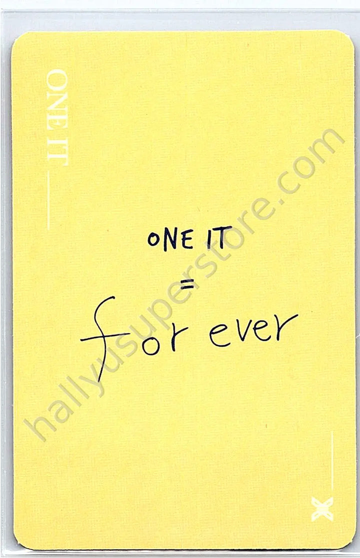 CRAVITY - Minhee - One It Fankit yellow back