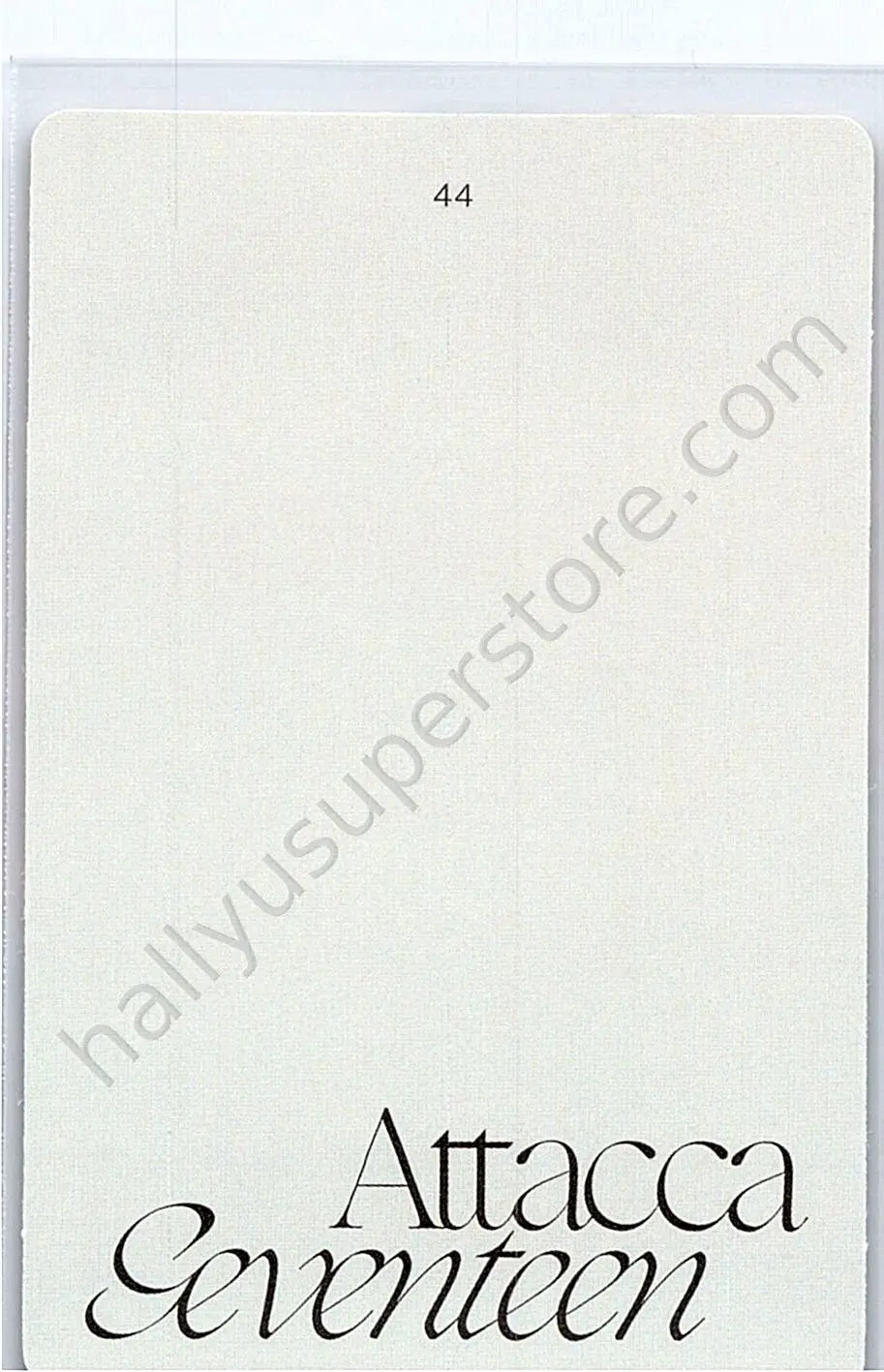 SEVENTEEN - Mingyu - Attacca album photocard op.2 version