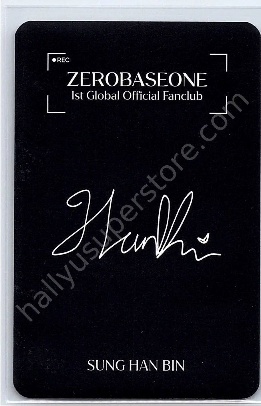 ZEROBASEONE - Hanbin - 1st Global Official Fanclub fanclub photocard set