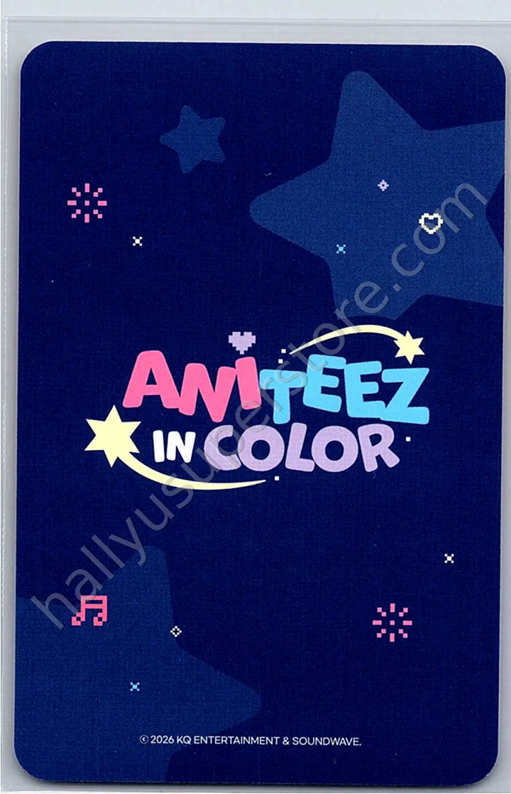 ATEEZ - Wooyoung - ANITEEZ IN COLOR trading card version 3