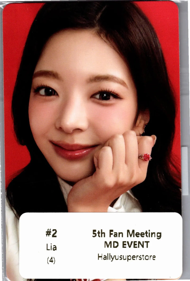 ITZY - ITZY 5th FanMeeting "All in, Midzy" MD Event Photocard [26.08.07][Rectocked08/10]
