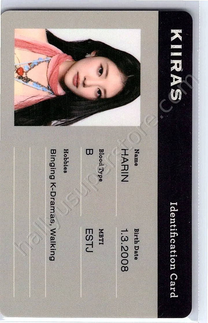 Kiiras - Harin - Kill Ma Bo$$ album photocard id card joker version