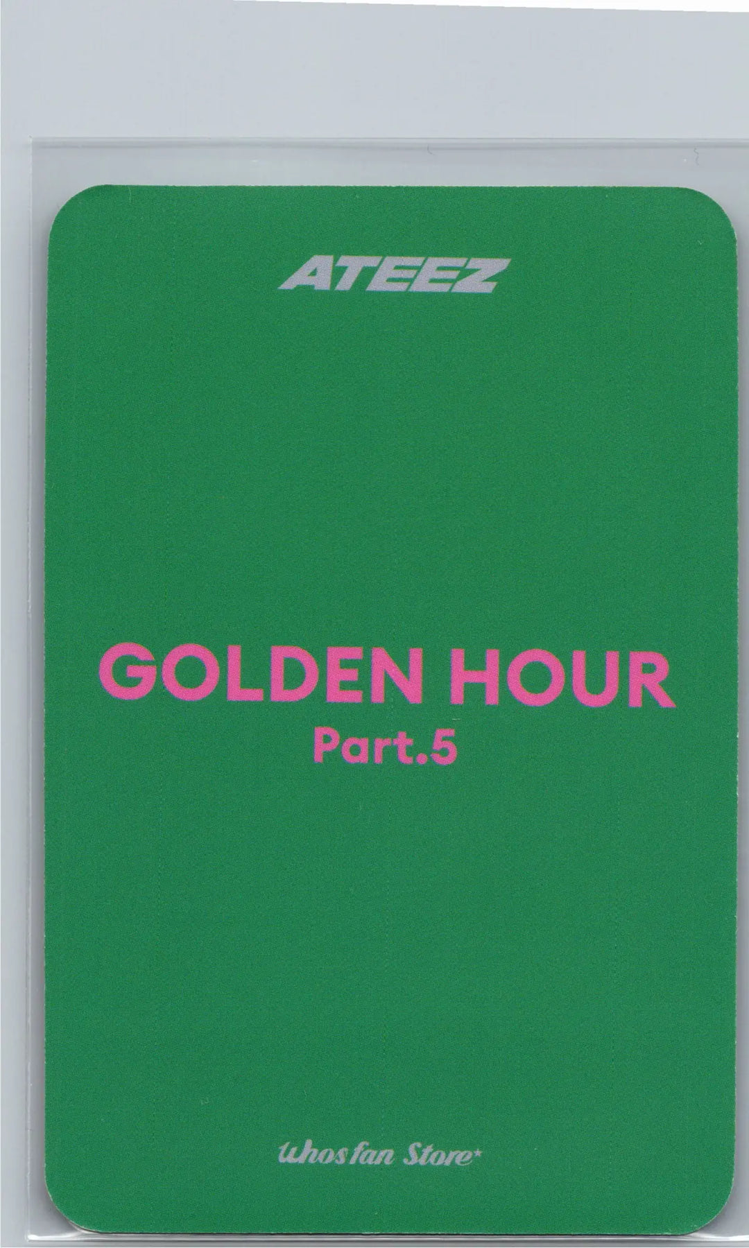 ATEEZ "GOLDEN HOUR : Part.5" - Who&