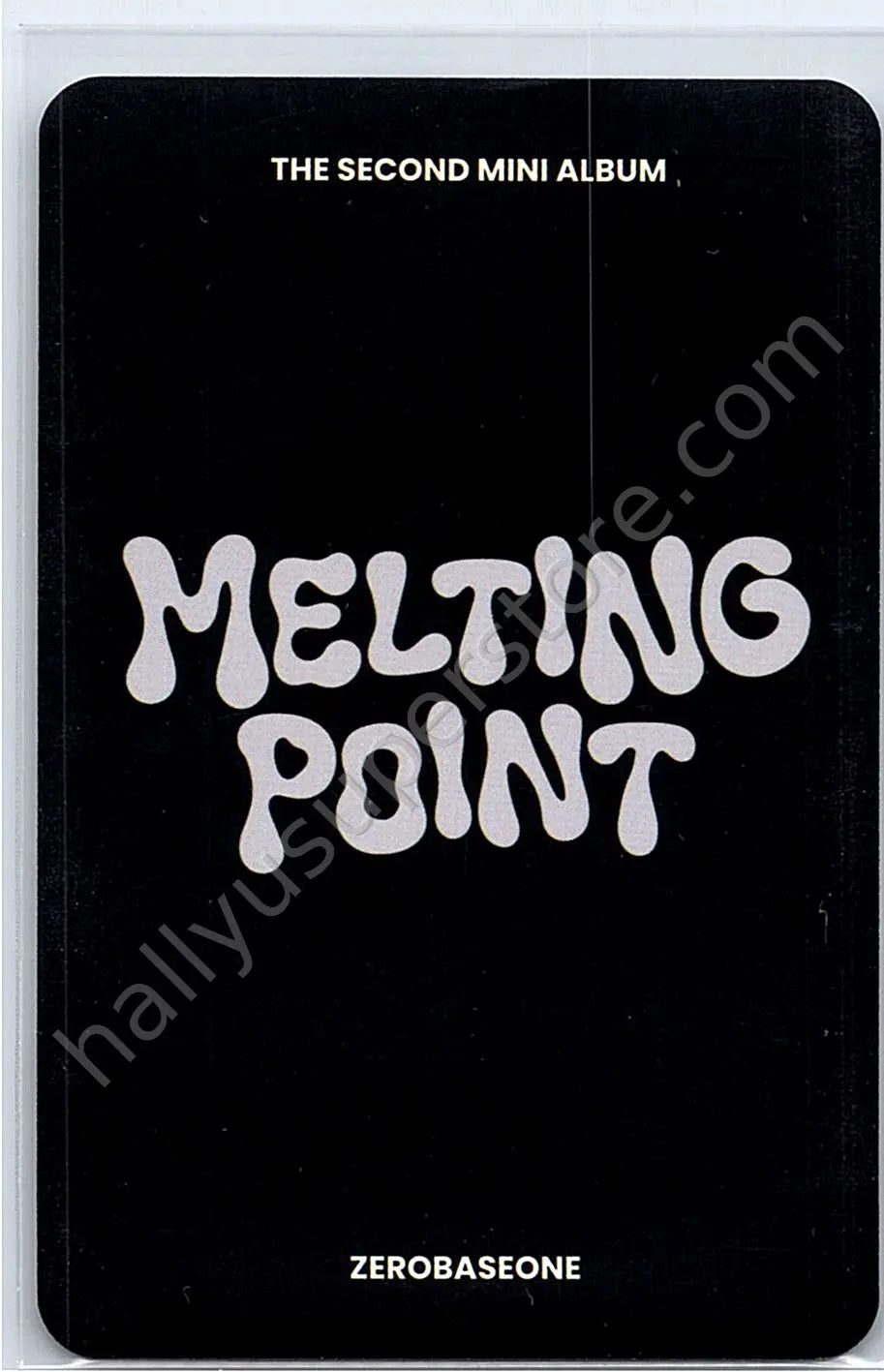 ZEROBASEONE - Hao - Melting Point musicplant (music plant) pob (pre-order benefit)