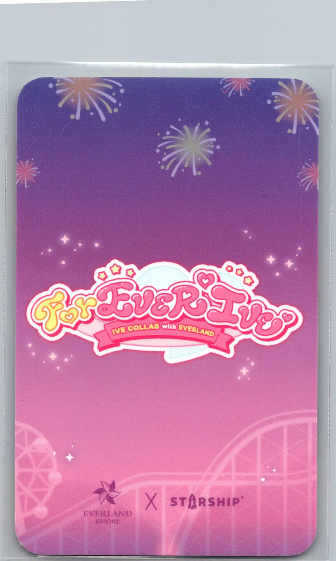 IVE - IVE COLLAB with EVERLAND <ForEVER IVE> POP-UP Store Photopass Special Reward Random Photocard [26.07.02]