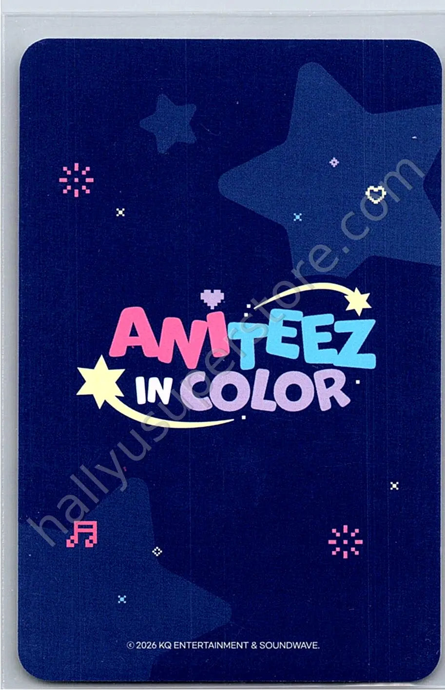 ATEEZ - Hongjoong - ANITEEZ IN COLOR trading card version 5