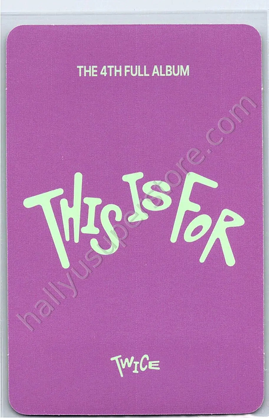 TWICE - Mina - THIS IS FOR digipack version pob (pre-order benefit)