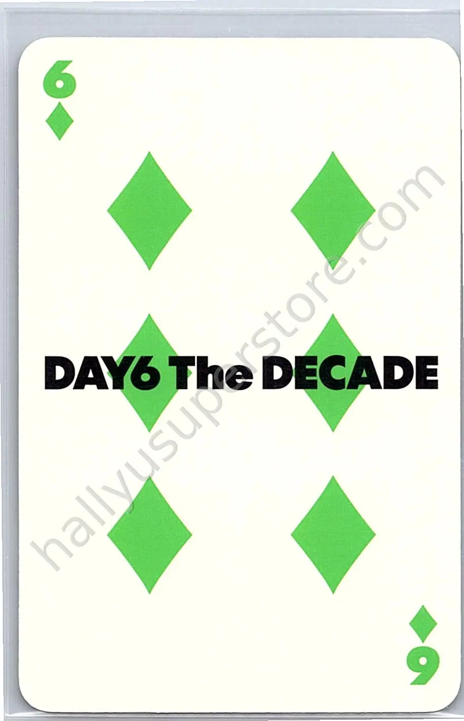 DAY6  - Young K - The Decade album photocard six on the dice version standard version