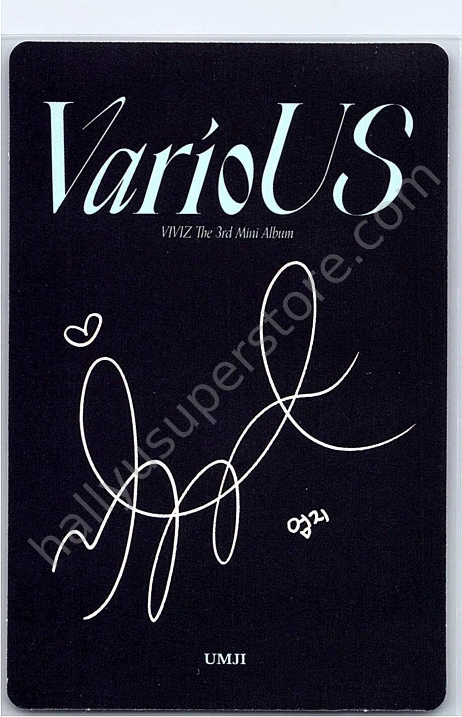 VIVIZ - Umji - VarioUS album photocard side a version