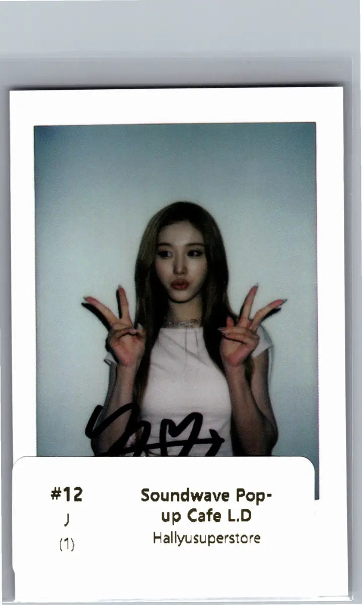 STAYC "2:LOVE" - Soundwave Pop-up Cafe Lucky Draw Photocard , Polaroid type Photocard [26.06.17]