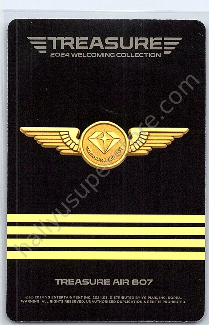 TREASURE - Yoon Jaehyuk - 2024 Welcoming Collection B version photocard set selfie