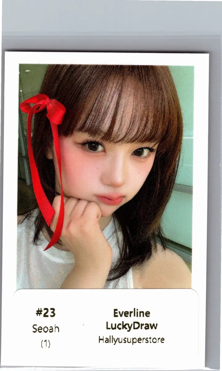 TripleS "LOVE&amp;POP pt.1" - Everline Lucky Draw Event Polaroid type Photocard (Objekt Music Album Ver.) [26.06.18]