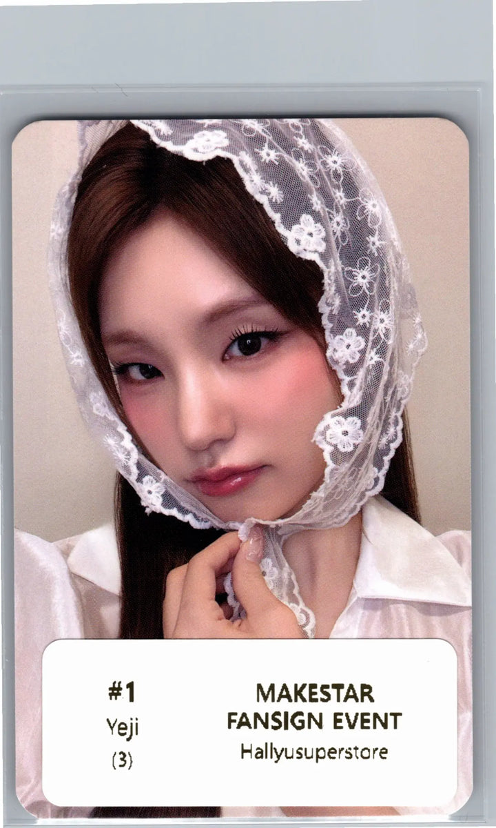 ITZY "Motto"- Makestar Fansign Event Photocard, Mini Photocard R2 (POCAALBUM Ver.) [26.07.14]