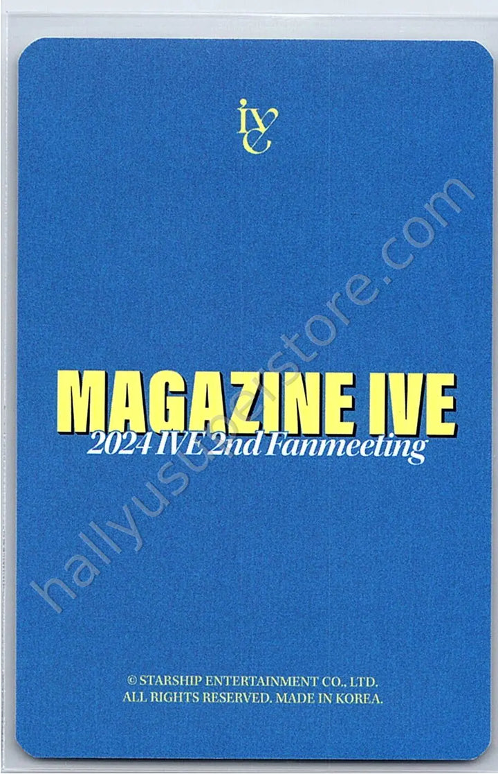 IVE - Leeseo - Magazine IVE: 2nd Fanmeeting fan meeting trading card