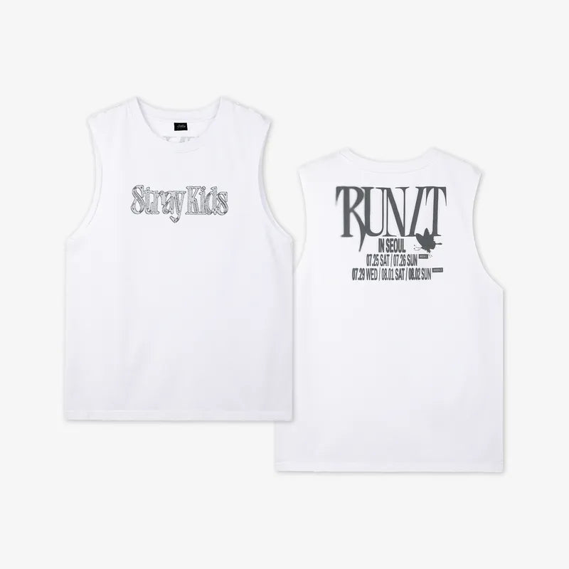 [Pre-Order] Stray Kids - World Tour [RUN IT] Official MD (SLEEVELESS TOP)