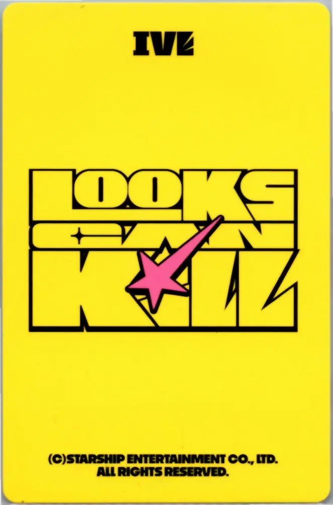 IVE "Looks Can Kill" - Official Photocard [26.10.27]
