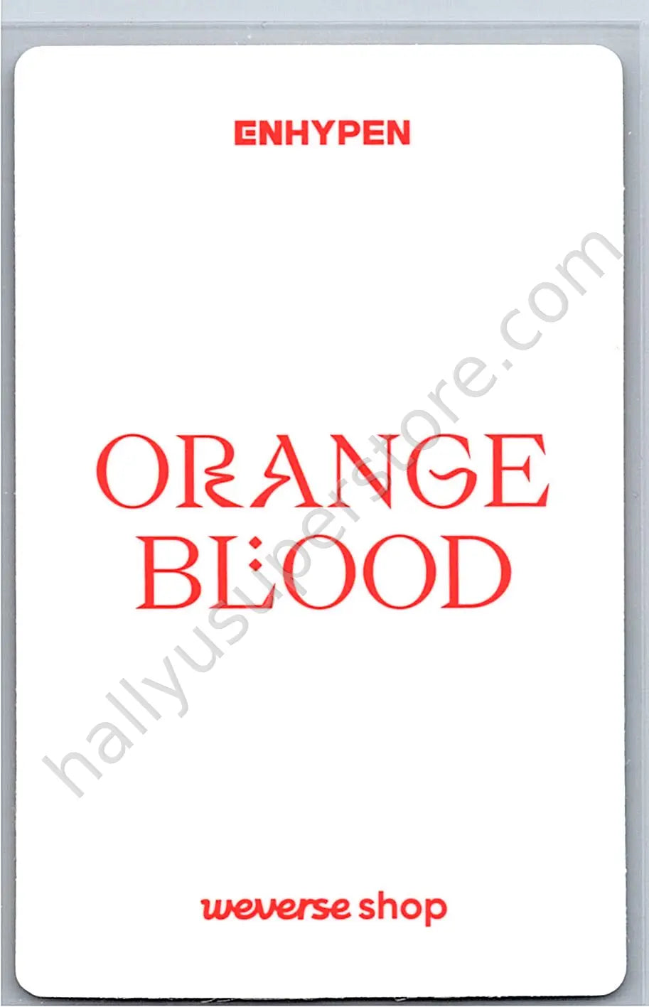 ENHYPEN - Jay - ORANGE BLOOD