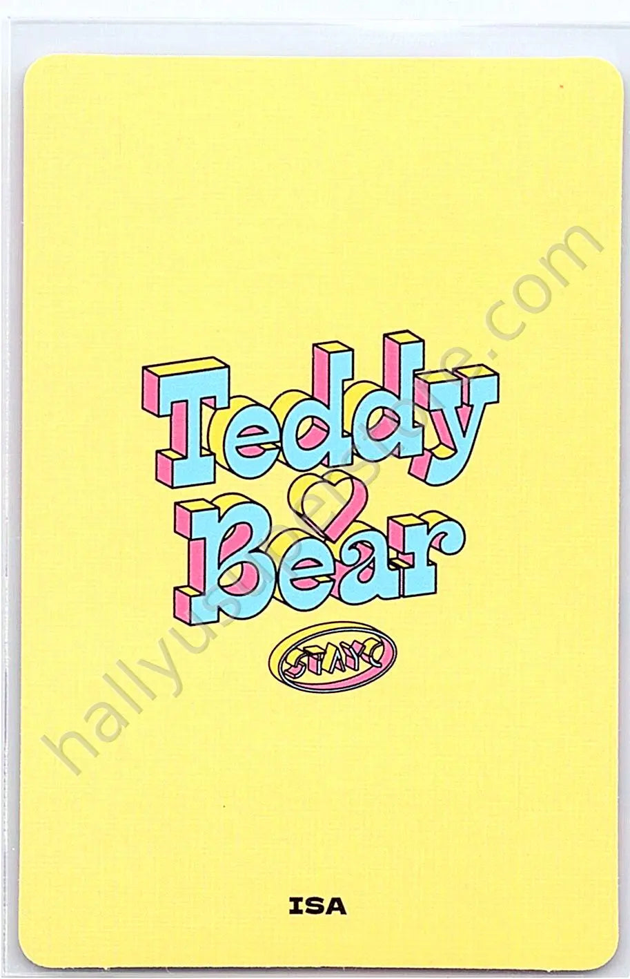 STAYC - Isa - Teddy Bear album photocard digipack version