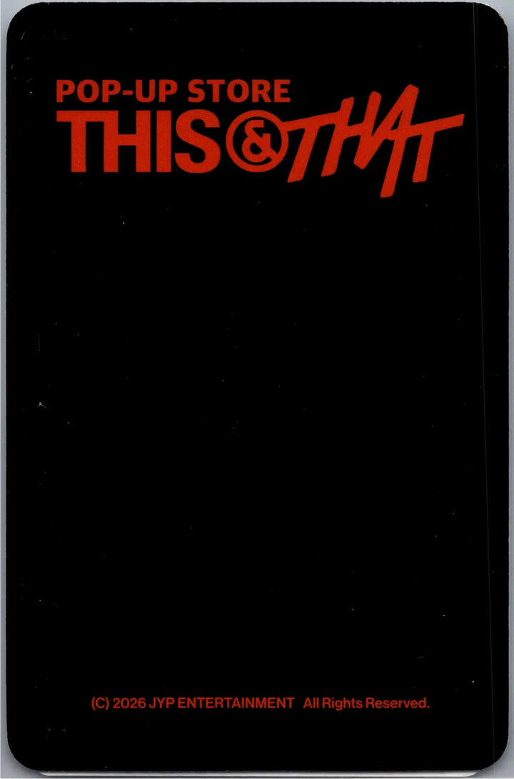 Stray Kids "THIS &amp; THAT" - POP-UP Store Offciail MD Event Photocard [26.08.10]