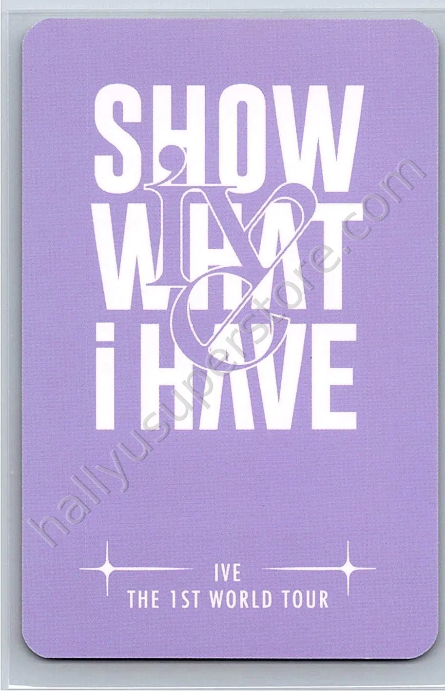 IVE - Wonyoung - IVE - Wonyoung - IVE The 1st World Tour in Cinema : Show What I Have Event trading card