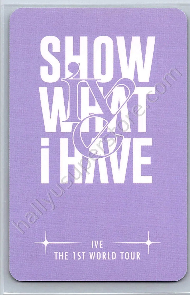 IVE - Wonyoung - IVE - Wonyoung - IVE The 1st World Tour in Cinema : Show What I Have Event trading card