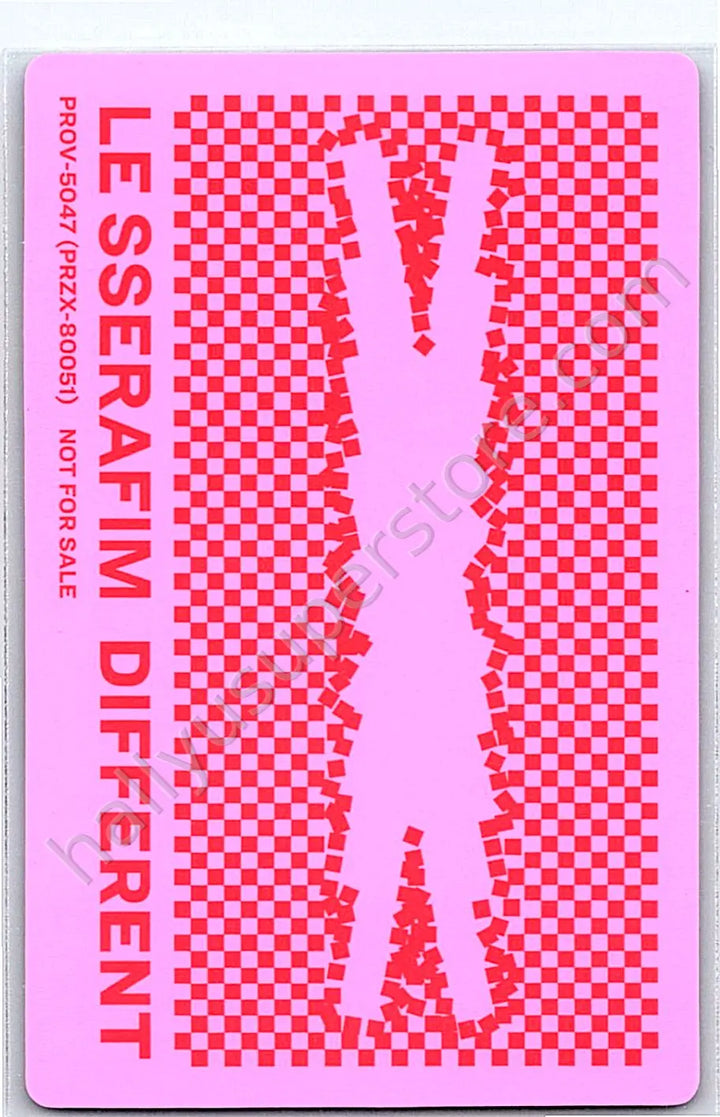 LE SSERAFIM - Kim Chaewon - DIFFERENT album photocard photocard set photocard version