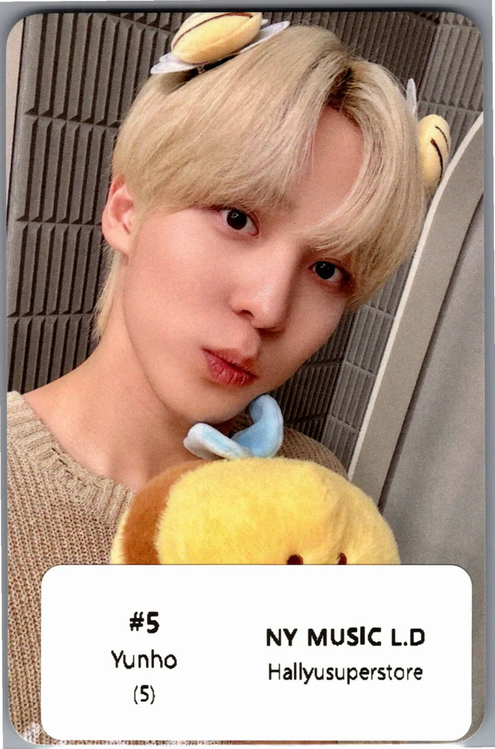 ATEEZ "GOLDEN HOUR : Part.5" - NY MUSIC Lucky Draw Event Photocard [26.08.18]