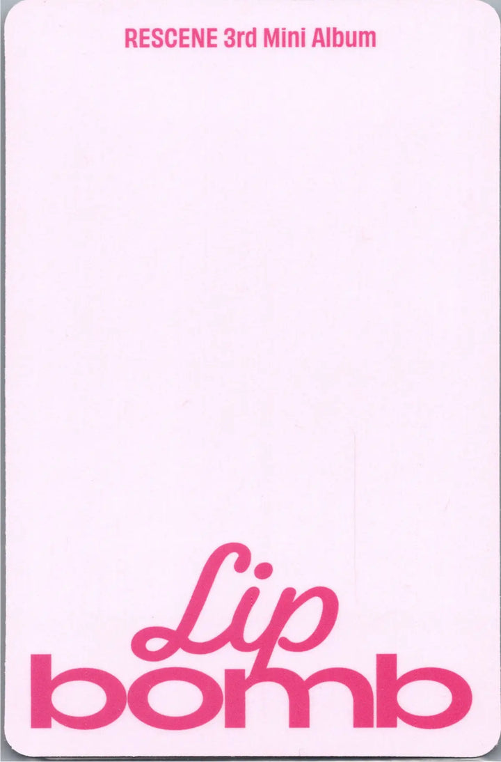 RESCENE "Lip bomb" - Official Photocard (QR)(Photocard Ver.) [26.07.24]